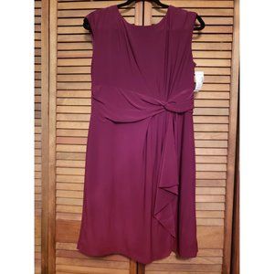 Dressbarn Maroon Dress Size 14P
